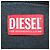Top tube de denim negro Diesel - vista 4