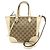Borsa 2-Way Gucci in Beige e Off-White
