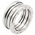 Bulgari Anel Aliança Bvlgari B.zero1 em Ouro Branco 18K - vista 3