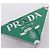 Accessoire boucle de ceinture Prada Triangle Logo - vue 3