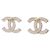Pendientes Chanel B25C Coco Mark Logo chapados en oro - vista 2