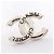 Pendientes Chanel B25C Coco Mark Logo chapados en oro - vista 6