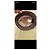 Cappello Patrizia Pepe in tweed marrone e beige con dettaglio in pelle - vista 6