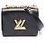 Borsa a tracolla Louis Vuitton Twist PM Epi Electric Noir