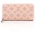 Zippy Cartera larga Louis Vuitton de piel Mahina rosa