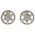 Chanel Vintage Cut-out CC Clip-On Metal