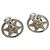 Chanel Vintage Cut-out CC Clip-On Metal - vista 2