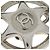 Chanel Vintage Cut-out CC Clip-On Metal - vista 3