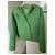 Hermès Plume Green Quilted Jacket with Hood - view 2