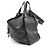 Bolsa de mão em couro 2-Way Loewe Hammock Medium em Preto - vista 2