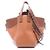Borsa Loewe Hammock - Piccola borsa a mano in pelle marrone
