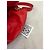 Loewe Flamenco Mini Borsa Secchiello Pelle Rossa - vista 6