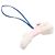 Charm Hermès Buddy Blu Rosa Crema Pelle - vista 2