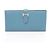 Hermès Portafoglio lungo bi-fold Hermes Bearn Classic Blue Jean