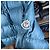 Giacca Piumino Moncler Vintage 90s Blu & Rossa Taglia 3 / L - vista 11