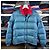Giacca Piumino Moncler Vintage 90s Blu & Rossa Taglia 3 / L - vista 2