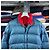 Giacca Piumino Moncler Vintage 90s Blu & Rossa Taglia 3 / L - vista 7