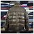 Moncler Columbus Brown Puffer Jacke für Herren Leder-Logo Größe 3 / M-L - Ansicht 3
