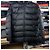 Giacca puffer con cappuccio Moncler nera da donna Taglia 2 / M - vista 7