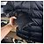Giacca puffer con cappuccio Moncler nera da donna Taglia 2 / M - vista 9