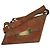 Acne Distortion Schultertasche braun