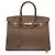 Hermès HERMES Birkin 35 Tasche aus Étoupe Leder - 104028