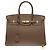 Hermès HERMES Birkin 35 Tasche aus Étoupe Leder - 104028 - Ansicht 13