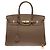 Hermès HERMES Birkin 35 Tasche aus Étoupe Leder - 104028 - Ansicht 3