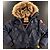 Parajumpers Schwarze Bomberjacke mit Pelzkapuze - Ansicht 2