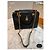 Guess Borsa a mano in pelle nera - vista 4