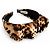 Jennifer Behr Fascia per Capelli Stampa Leopardata