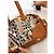 Double Prada Venezia Boston-Tasche aus Leder und Nylon mit Multicolor-Print - Ansicht 12