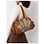 Double Prada Venezia Boston-Tasche aus Leder und Nylon mit Multicolor-Print - Ansicht 13