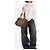 Double Prada Venezia Boston-Tasche aus Leder und Nylon mit Multicolor-Print - Ansicht 14