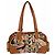 Double Prada Venezia Boston-Tasche aus Leder und Nylon mit Multicolor-Print - Ansicht 2