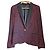 IKKS Printed Blazer Jacket Black and Red
