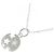 Autre Marque Collana in oro bianco K10 e diamanti - vista 3