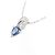 Autre Marque Au750 Saphir Diamant Halskette - Ansicht 3
