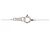 Autre Marque Diamantenhalskette Pt900 Pt850 - Ansicht 5