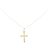Autre Marque Collar de Diamantes en Cruz Au750