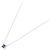 Autre Marque Pt900 Pt850 Saphir Diamant Halskette - Ansicht 2