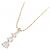 Autre Marque Collier K10 Pink Gold Diamond - vue 3