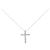 Autre Marque Collar de oro blanco Au750 y diamantes