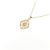 Autre Marque Collar de oro amarillo K10 y diamantes - vista 3