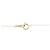Autre Marque Collar de oro amarillo K10 y diamantes - vista 5