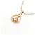 Autre Marque Collar K10 Pink Gold Diamante - vista 4