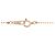 Autre Marque Collar K10 Pink Gold Diamante - vista 5