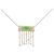 Autre Marque Collar de Jade Au750 y Diamantes