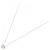 Autre Marque K10 Gelbgold Diamant-Halskette - Ansicht 2