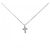 Autre Marque Collar de diamantes K10 Oro blanco K10 Oro rosa